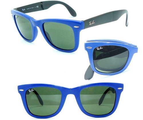 Occhiali sole ray ban blu - occhiali,